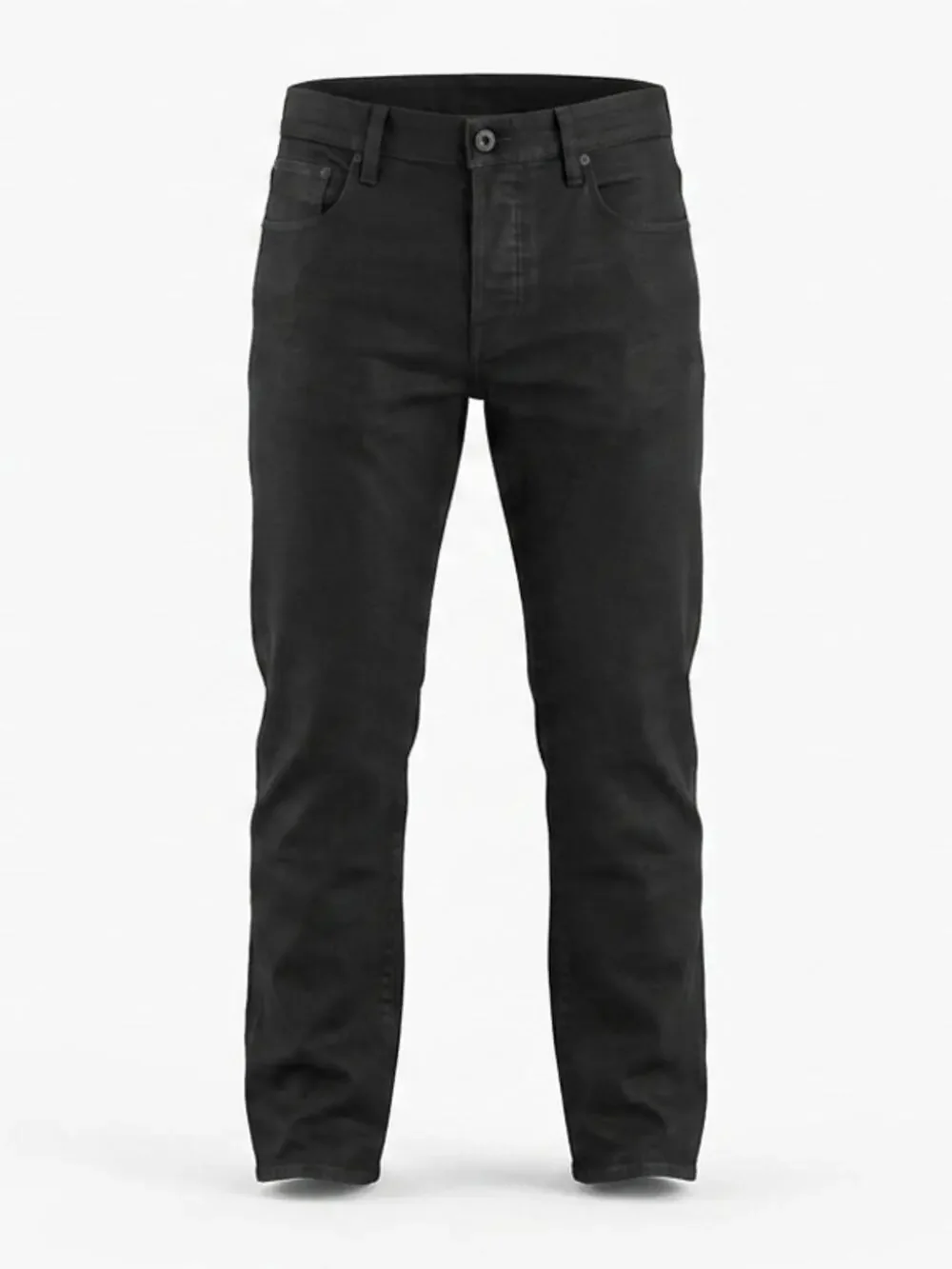 G-Star 3301 Straight Raw Coated Black Denim Jeans Men Size 36